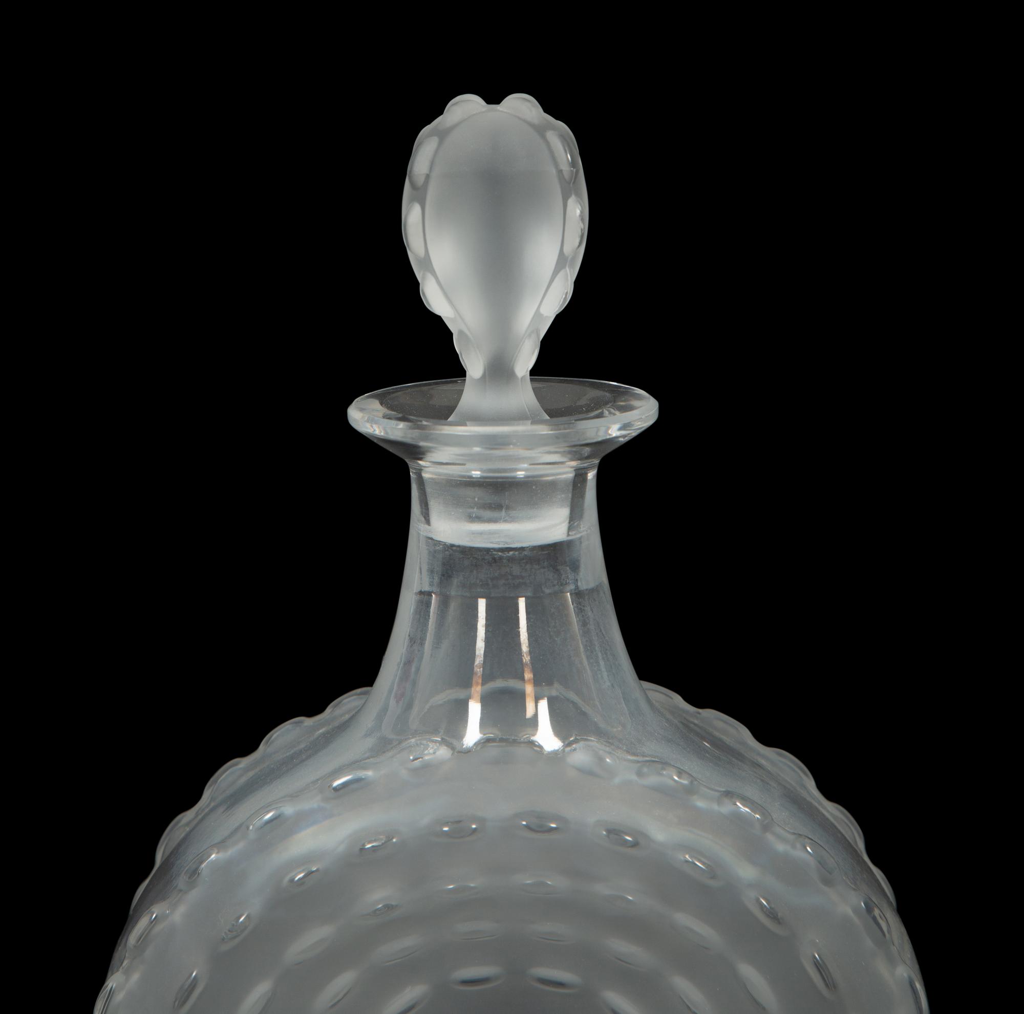 A Lalique Parme Decanter