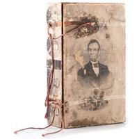 Private John A. Irvin, Company H, 64th Ohio Volunteer Infantry, hardtack inscribed at Camp Bardstown, KY, January 1862, and quarter plate ambrotype.