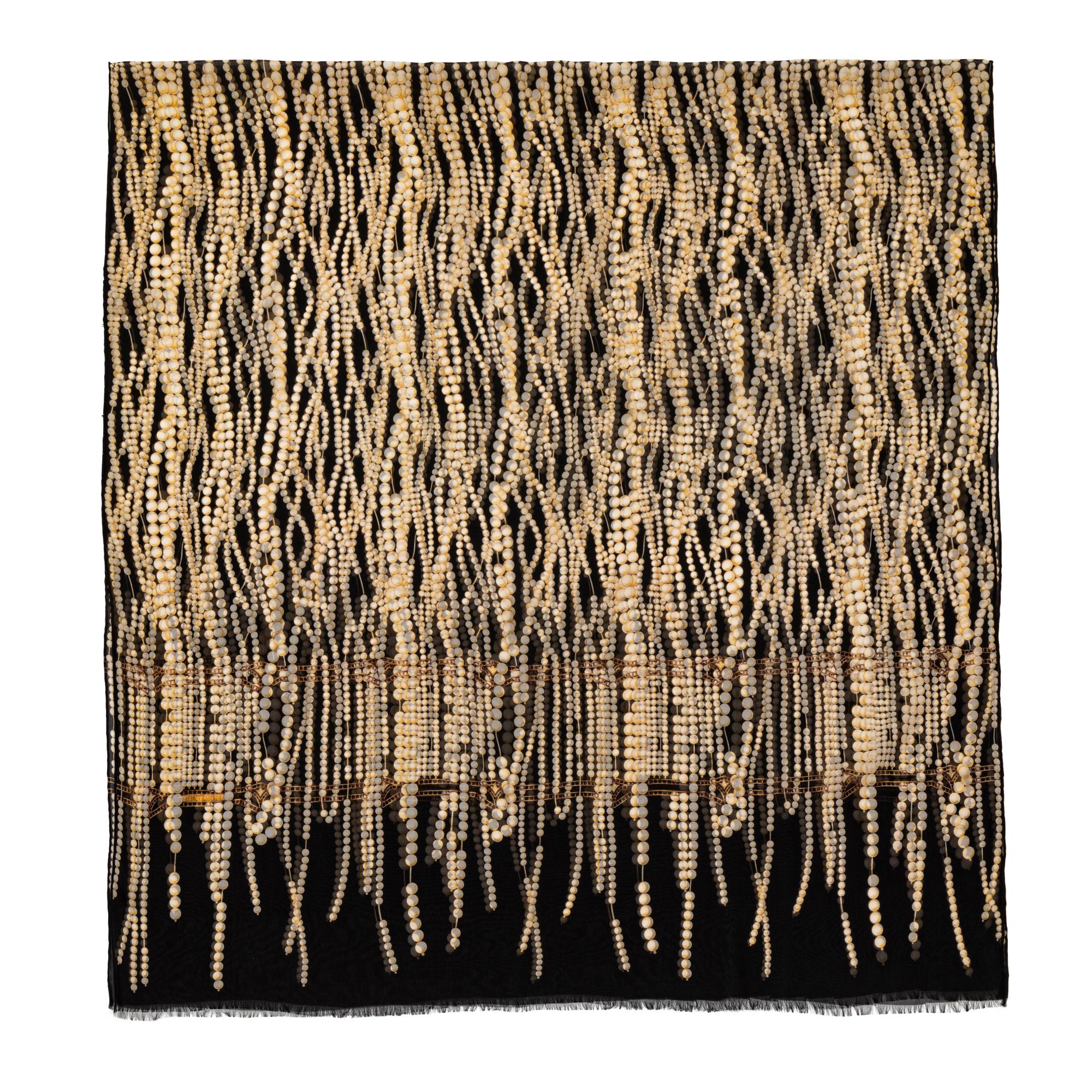 Two Bottega Veneta Silk Scarves, 1980-2000s