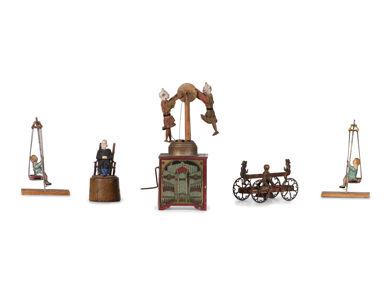 Six Figural Toys