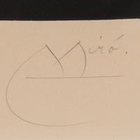 Joan Miró (Spanish, 1893–1983) — Le Prophète la Nuit , 1965