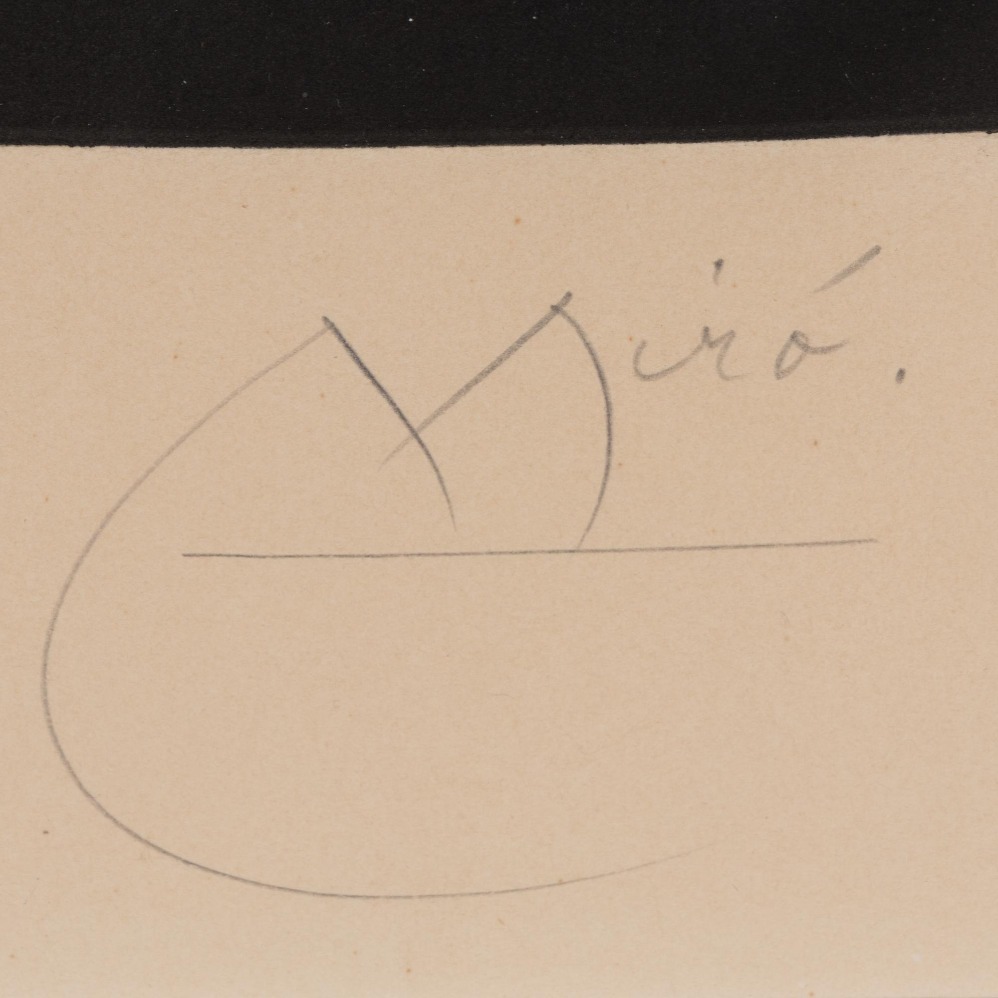 Joan Miró (Spanish, 1893–1983) — Le Prophète la Nuit , 1965