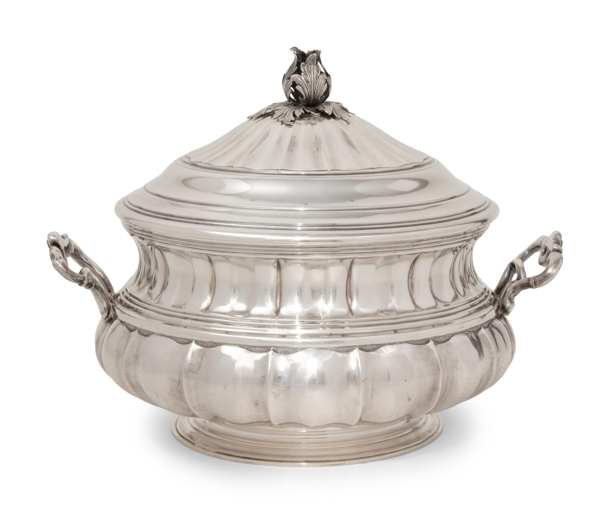 A Buccellati Silver Tureen and Cover