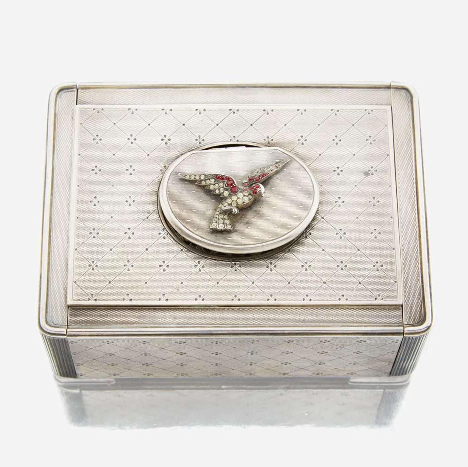 A Singing Bird box cigarette holder, Karl Griesbaum
