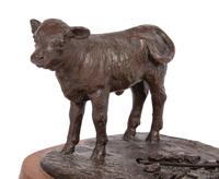 Cow Near Campfire , edition 9/45