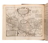 CURTIUS RUFUS, Quintus. De rebus gestis Alexandri Magni, Cum Commentariis Raderi, Salmasii, Bongarsii, Gronovii, Popmae, Loccenii, & Freinshemii . Leiden: Petrus vander Aa, 1696.