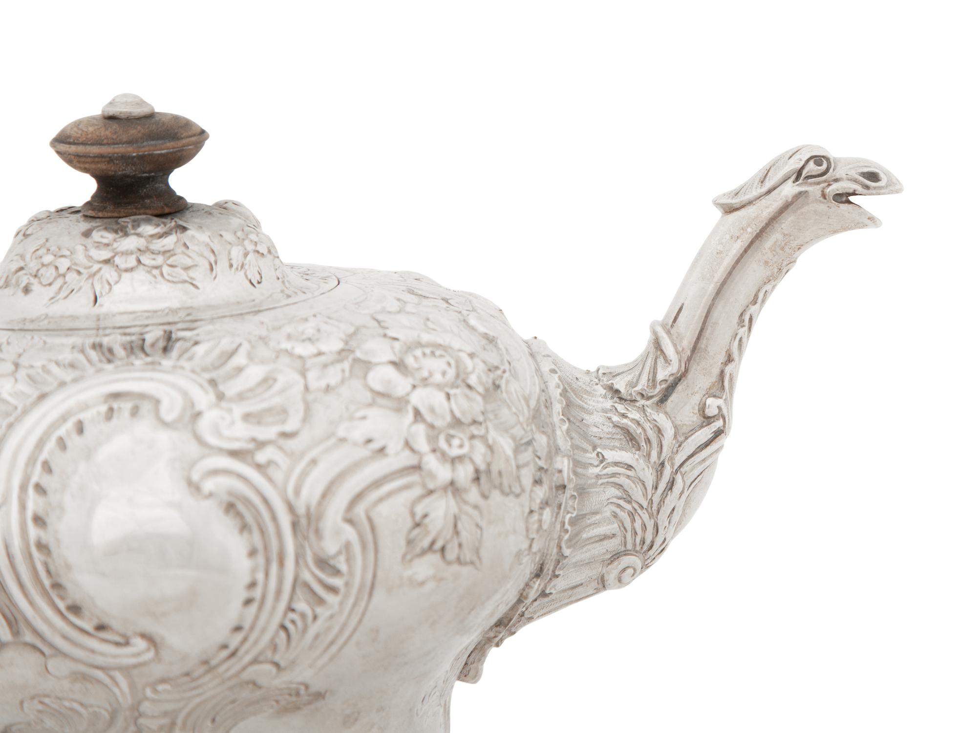 A Georgian Silver Teapot