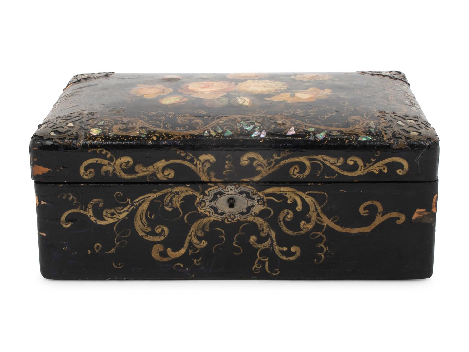 An English Jewelry Casket