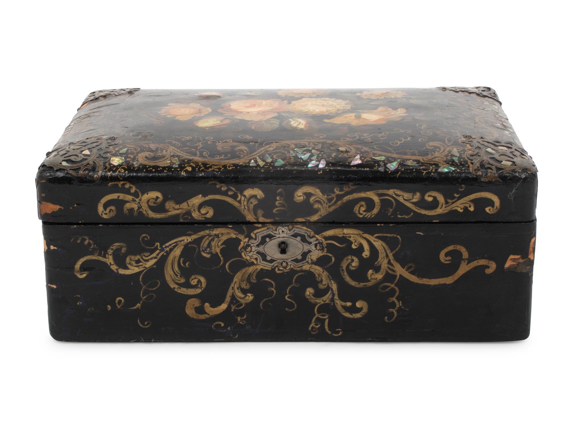 An English Jewelry Casket