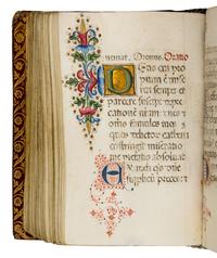 CIRCLE OF ATTAVANTE DEGLI ATTAVANTI (GABRIELLO DI VANTE) (active Florence, c. 1452-c. 1520/25) The Carafa Hours, Use of Rome, in Latin, illuminated manuscript on parchment [Italy, Florence, c. 1490–1500]