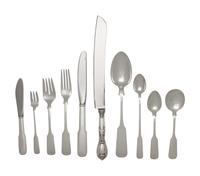 An American Silver Flatware Service