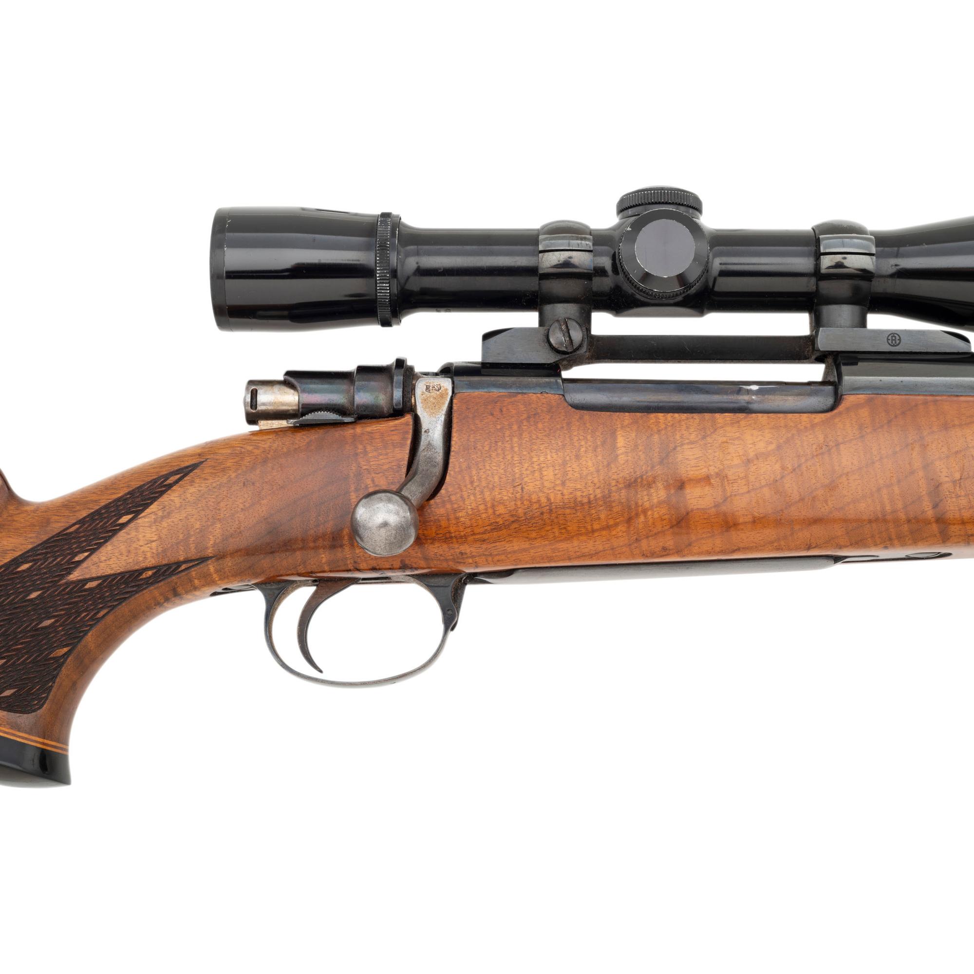 ** Sporterized Mauser 98 with Sleeved Barrel and Weaver Scope