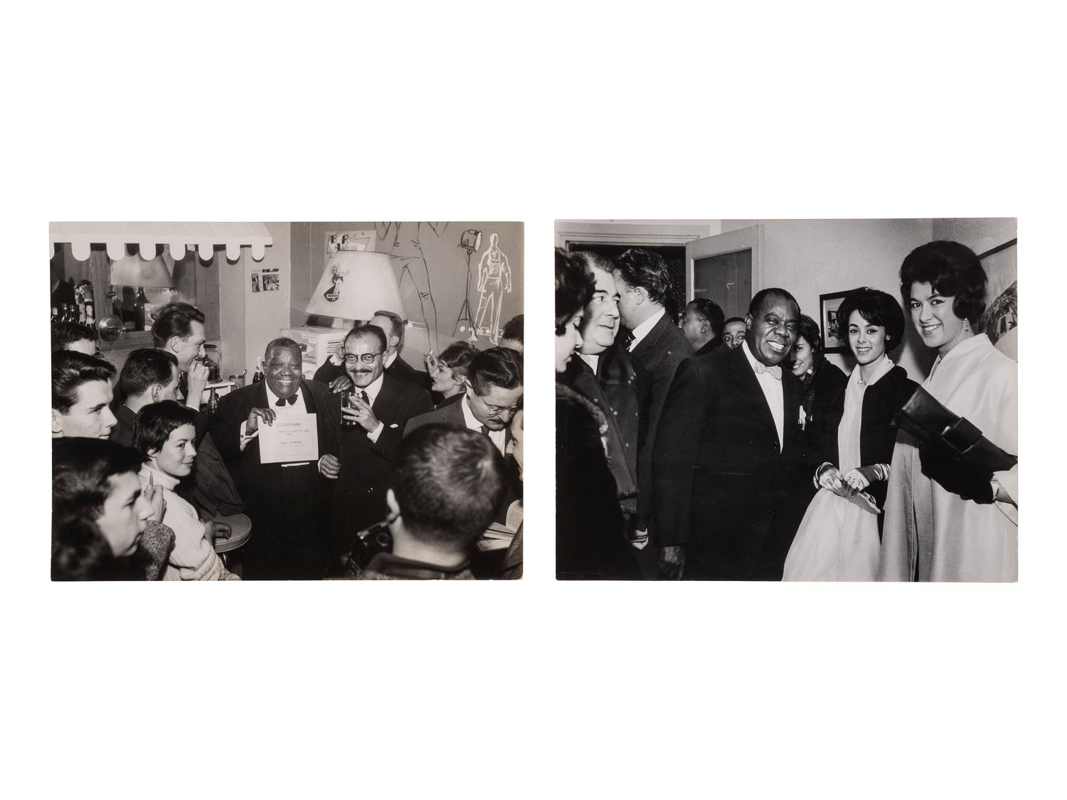 [EARY PHOTOGRAPHY] -- [MUSIC]. WIGGINS, Eddy (1904-1989?), photographer. A group of 5 photographs of jazz musicians and vocalists taken by African American photographer Eddy Wiggins. Paris, France. Ca mid-20th century.