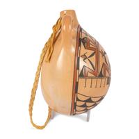 Polychrome Pottery Jar and Canteen