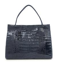 Nancy Gonzalez Navy Crocodile Bag, 2000s