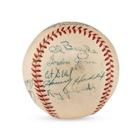 A 1954 St. Louis Cardinals Team Signed Autograph Baseball Featuring Stan Musial (Beckett Authentication Services)