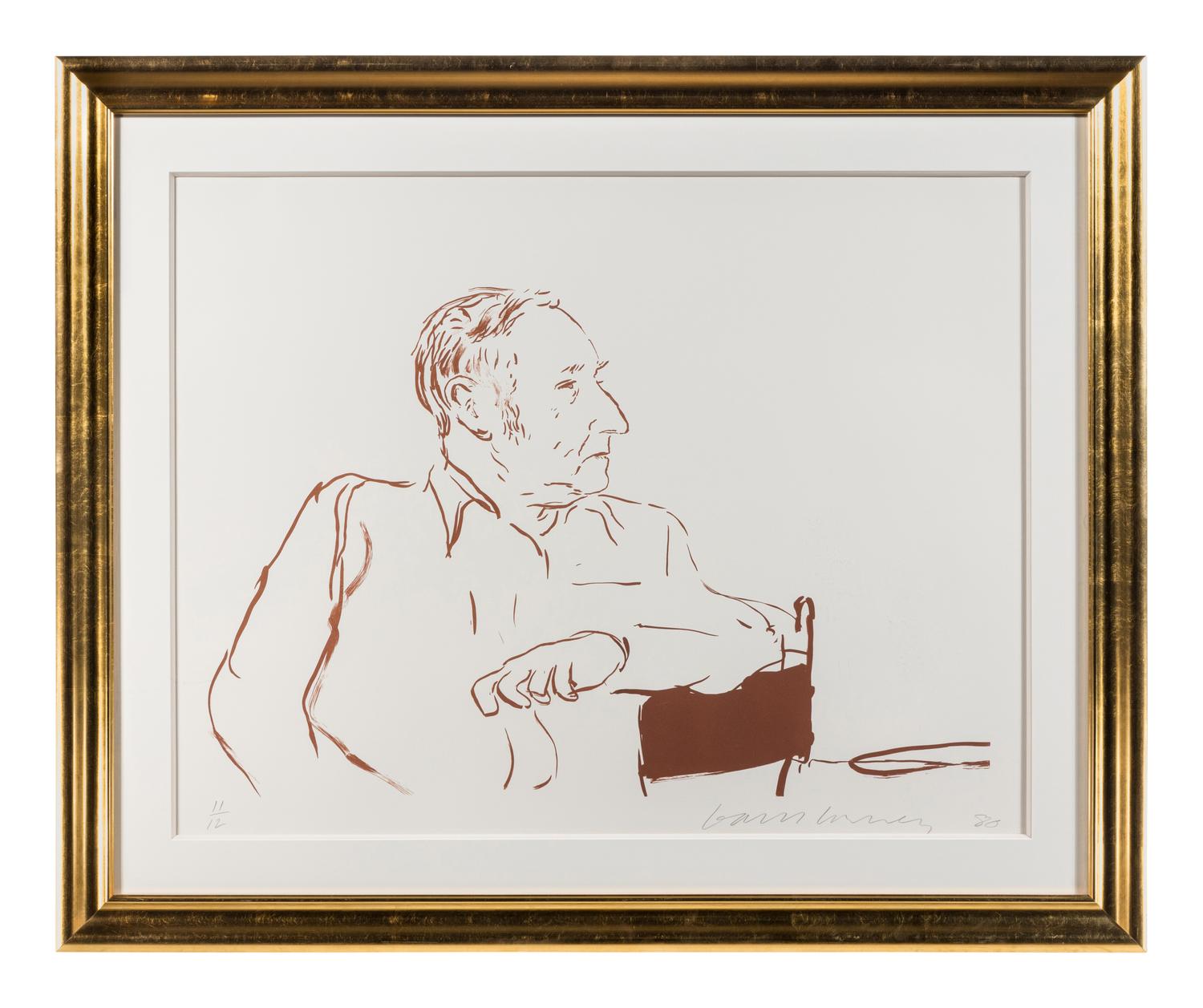 Bill Burroughs (from A Series of Hand Drawn Lithographs from 1979-80 ), 1995