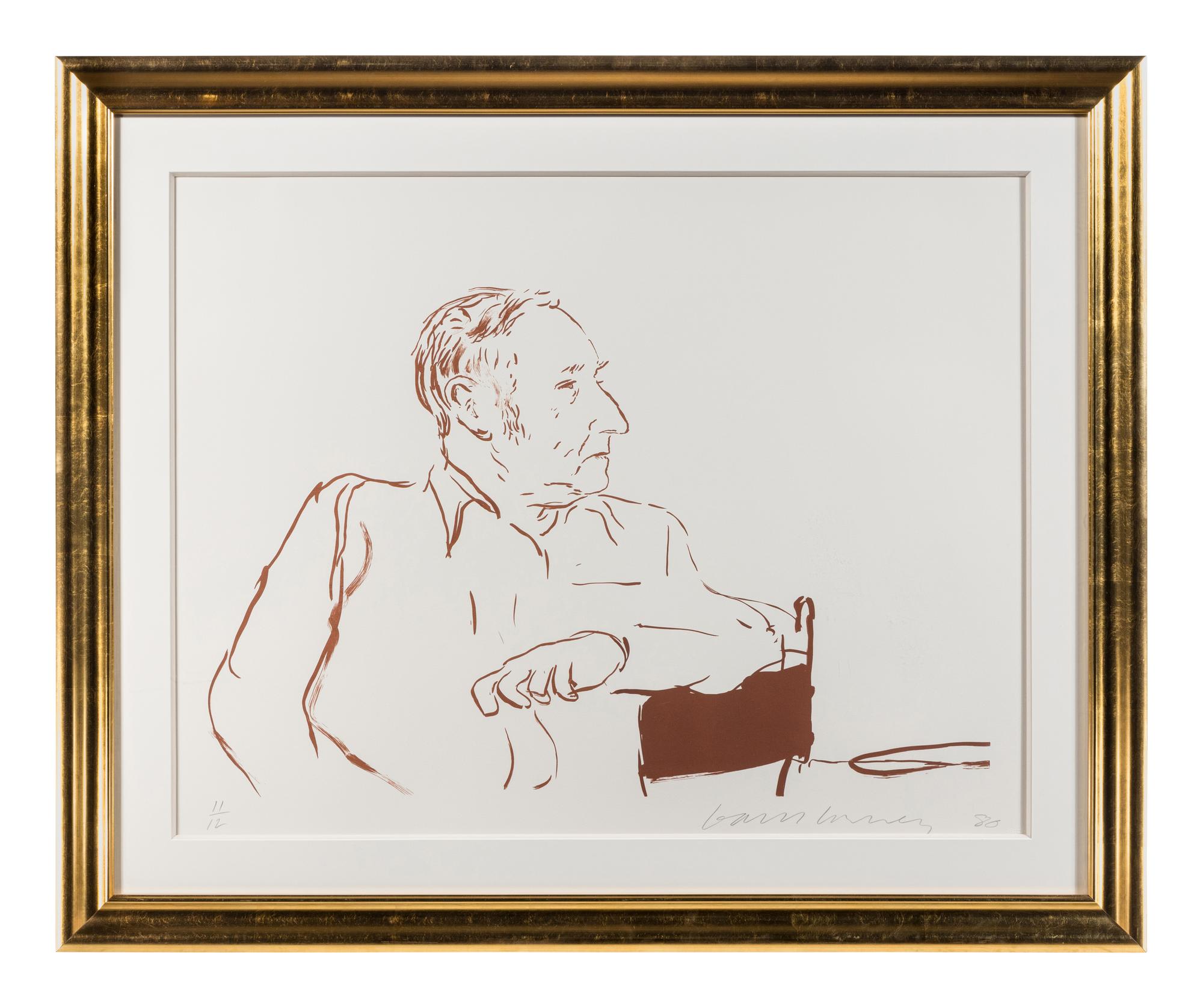 Bill Burroughs (from A Series of Hand Drawn Lithographs from 1979-80 ), 1995