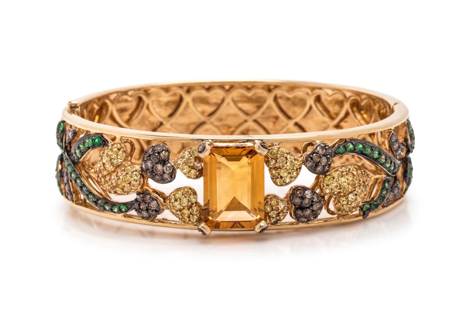 MULTIGEM BANGLE BRACELET