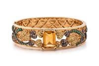 MULTIGEM BANGLE BRACELET