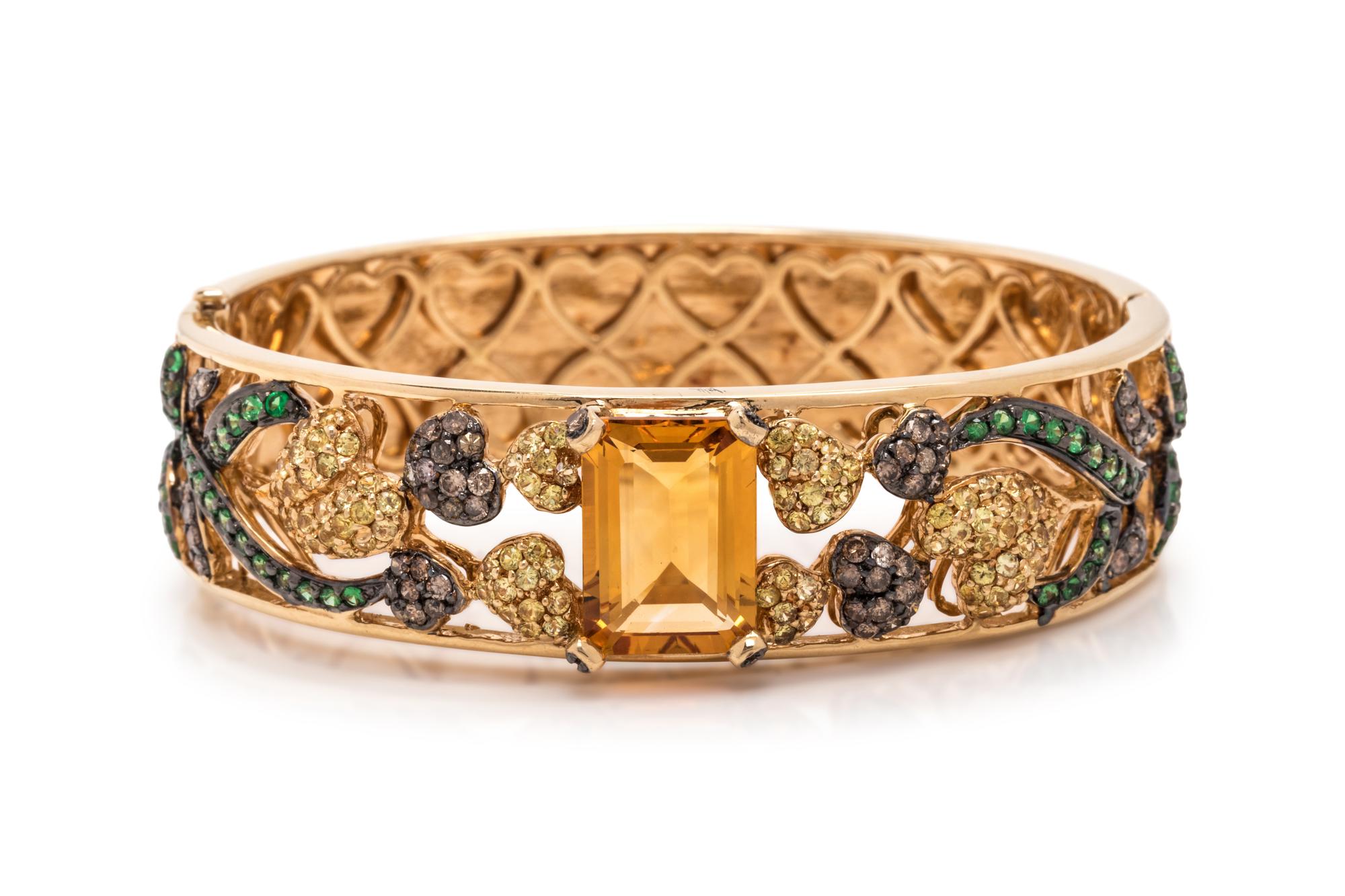 MULTIGEM BANGLE BRACELET