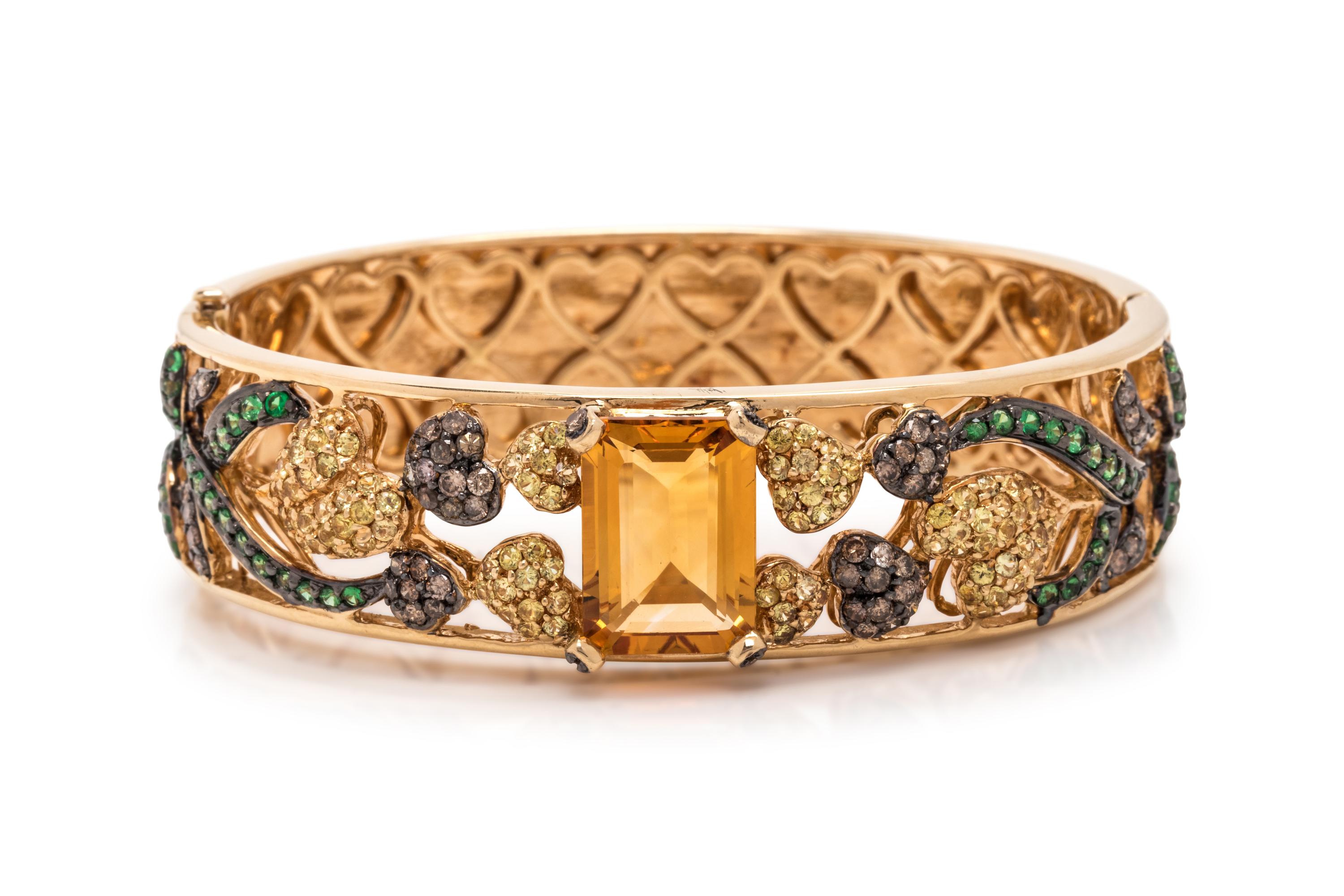 MULTIGEM BANGLE BRACELET
