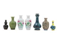Seven Chinese Porcelain Vases