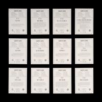 A Complete Run of 1984-97 Series One Through Nine Perez-Steele Baseball Hall of Fame Great Moments Cards