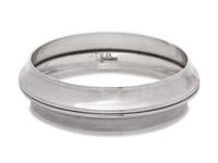 A Modernist Sterling Silver Bangle Bracelet, Nanna Ditzel for Georg Jensen,