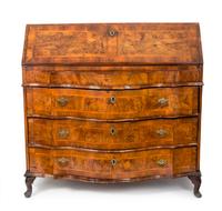 A North Italian Walnut Bureau Height 41 x width 41 x depth 22 inches. — MID-18TH CENTURY