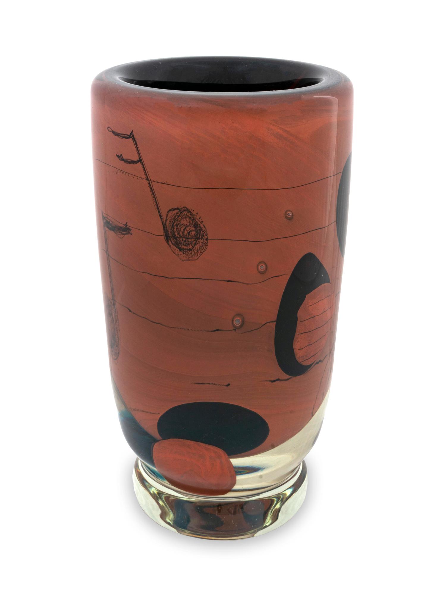 A Studio Glass Vase by Mark J. Sudduth — 20TH CENTURY