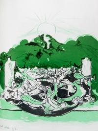 (SUTHERLAND, GRAHAM) ARCANGELI, FRANCESCO. Graham Sutherland. NY, 1973. With original lithograph (with one other title, 2 works)