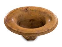 A Continental Carved Marble Urn
