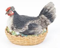 A Stoneware Tureen Diameter 9 1/2 inches.