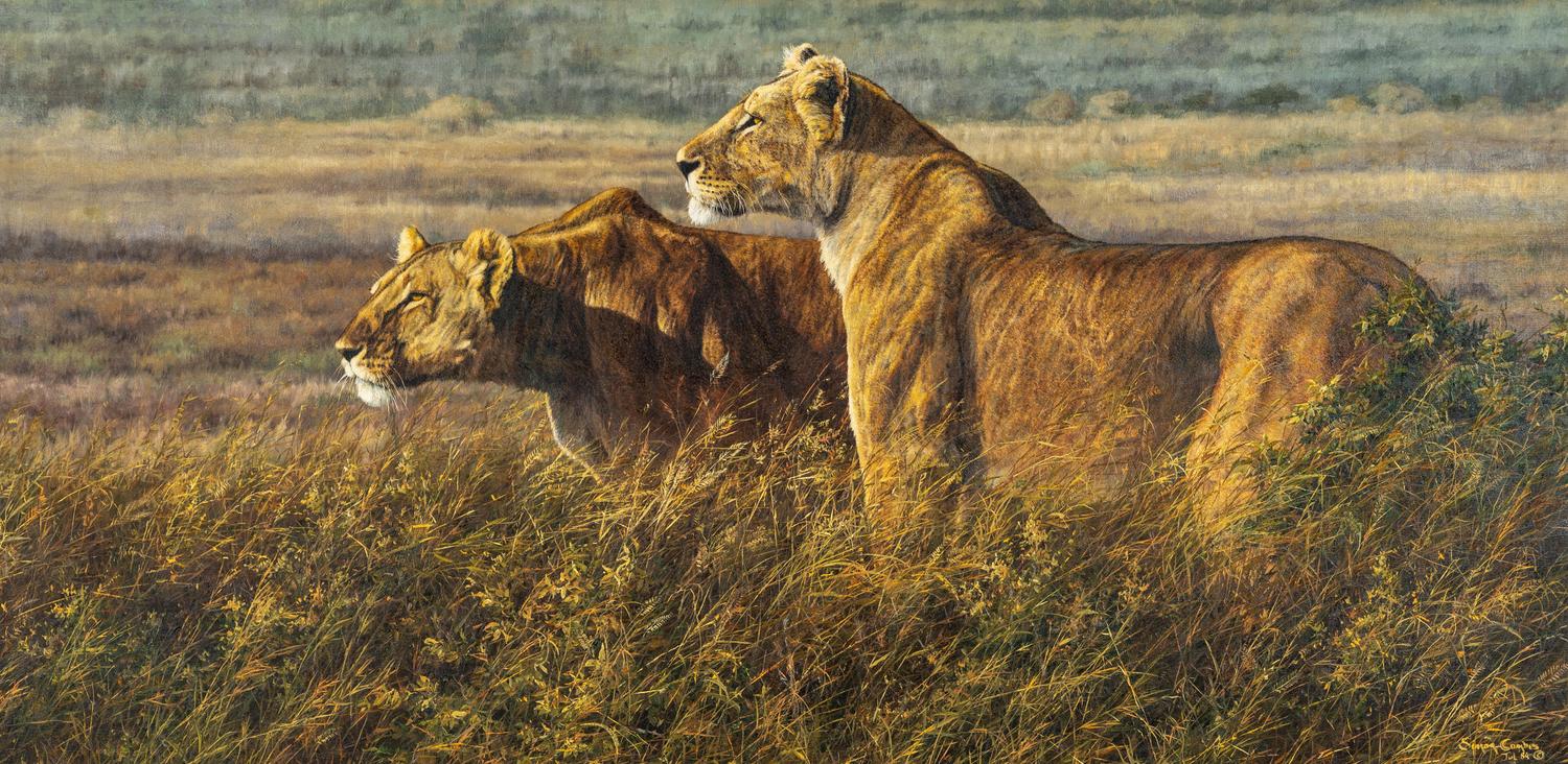 Simon Combes (American, 1940-2004) Tension at Dawn