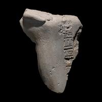 An Egyptian Limestone Fragment