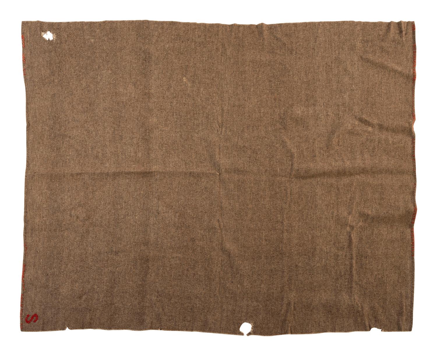 [CIVIL WAR]. Blanket attributed to having been used by 2nd Lieutenant H.B. Sanford, Company G, 92nd New York Infantry.