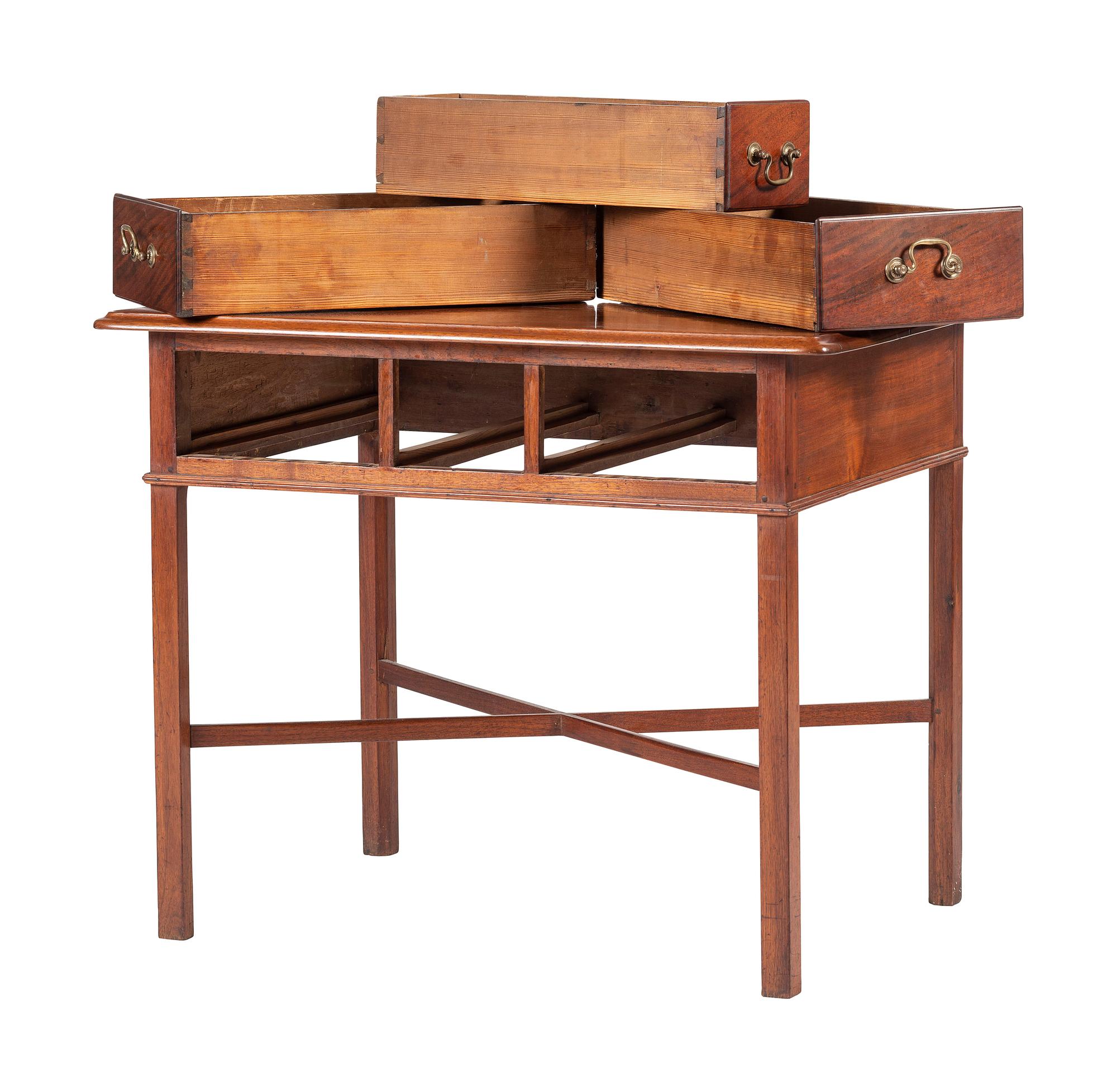 A Federal Walnut Dressing Table