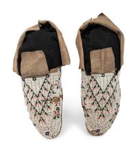 Sioux Beaded Hide Moccasins