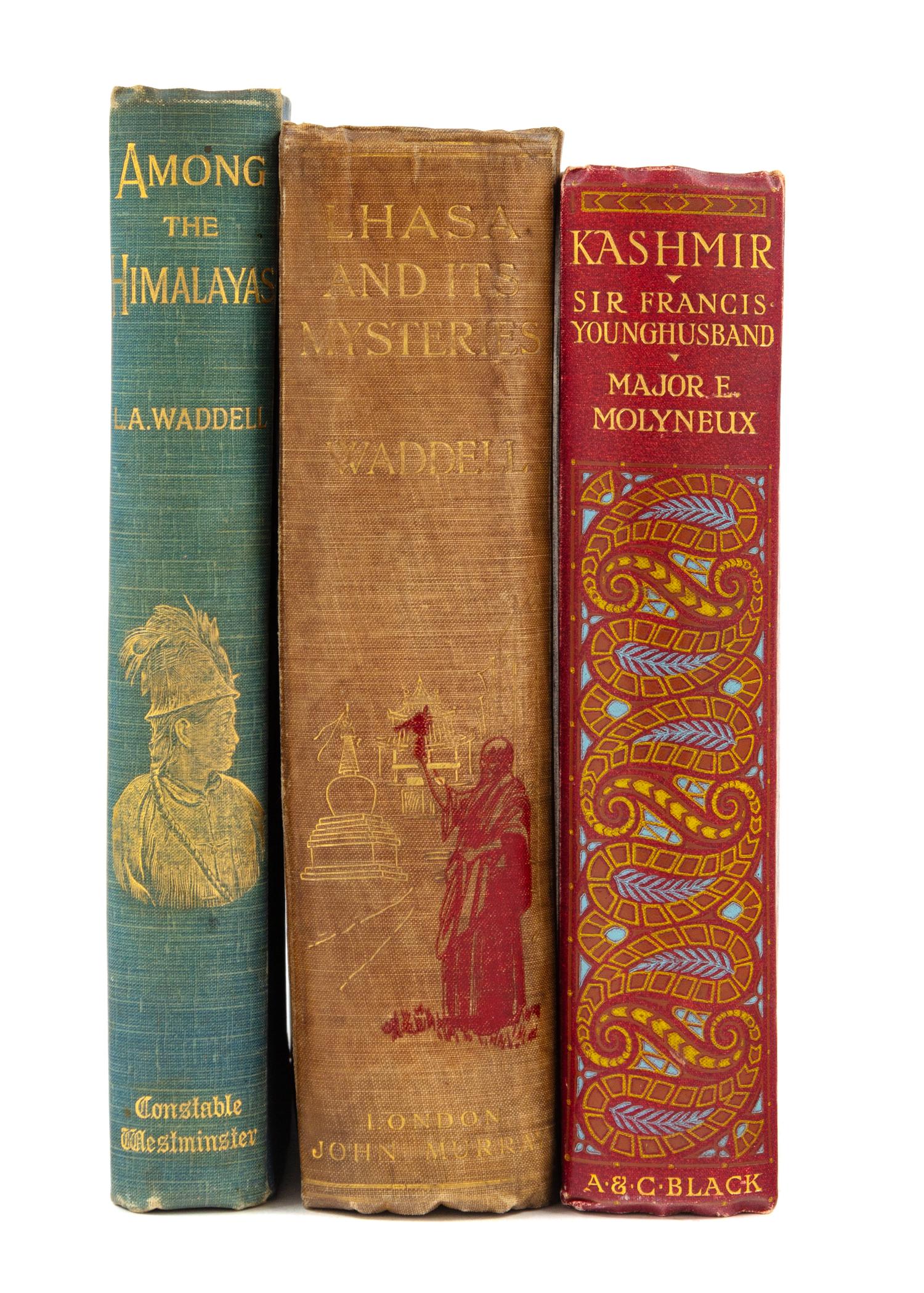 [LHASA, KASHMIR, AND HIMALAYA]. A group of 3 works, comprising: