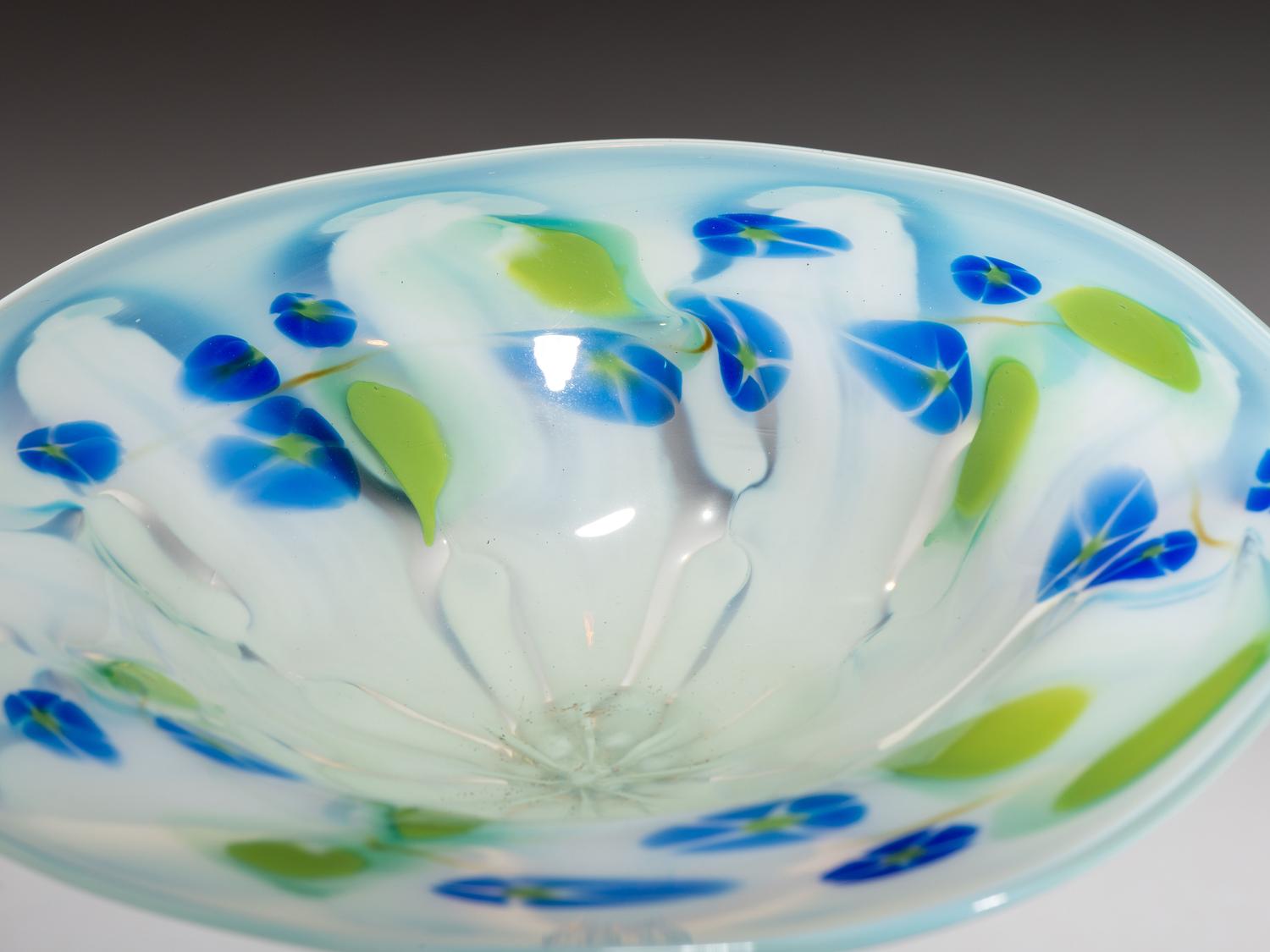 Opalescent Reactive Compote with Morning Glories