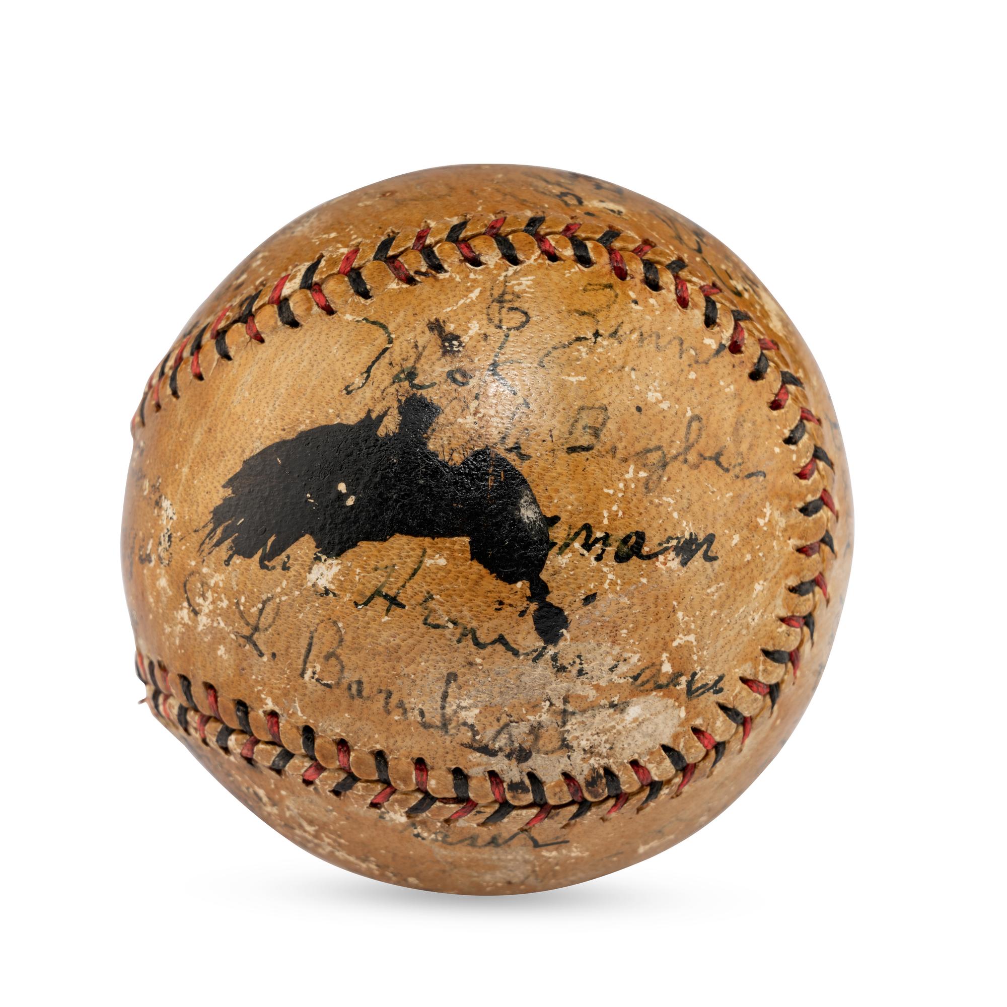 A 1921 Pittsburgh Pirates and Others Signed Autograph Baseball (Beckett Authentication Services)