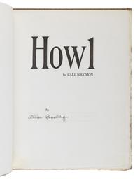 [GRABHORN-HOYEM]. GINSBERG, Allen (1926-1997). Howl for Carl Solomon . San Francisco: Grabhorn-Hoyem, 1971.