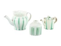 A Group of English Majolica Serving Articles