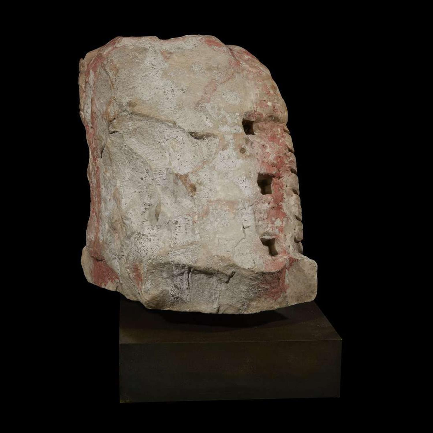 ROMAN SARCOPHAGUS CORNER 2nd-3rd Century AD