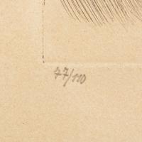 An Der Staffelei (plate 18 from Mein Leben ), 1922-1923