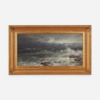William Trost Richards (American, 1833–1905) Stormy Sea