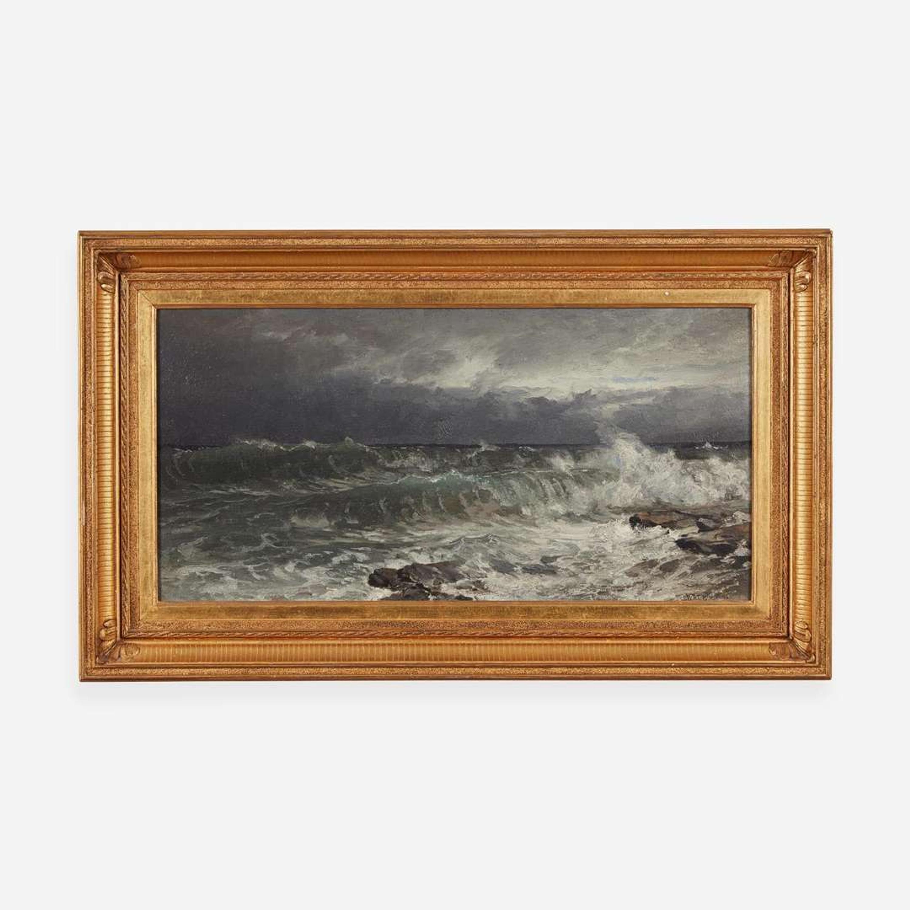 William Trost Richards (American, 1833–1905) Stormy Sea