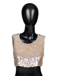 Chanel, Iridescent Sequined Crop Tank, S/S 1995 - "Barbie Collection"