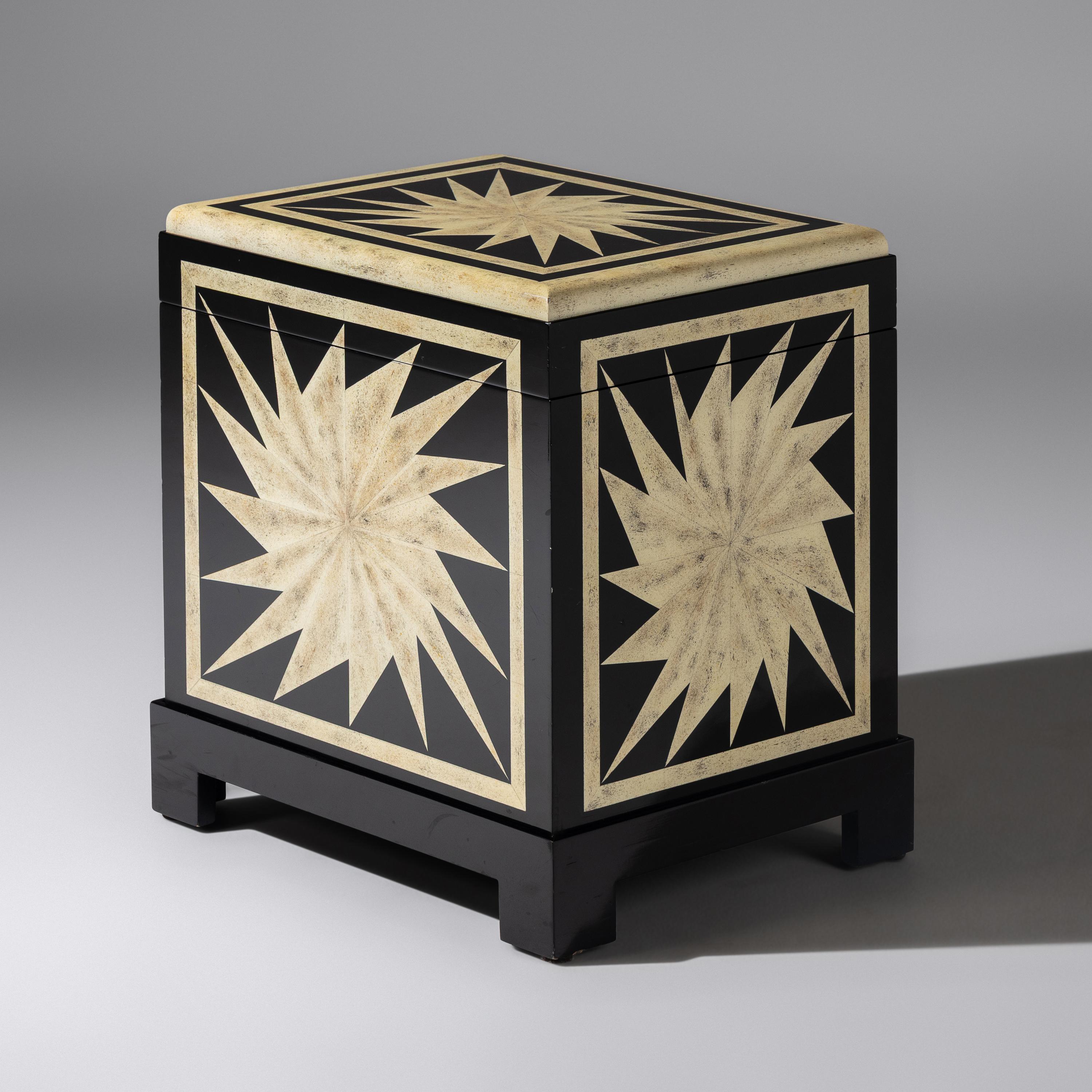 Karl Springer (German-American, 1931–1991) — Kyoto Box on Stand, 1986